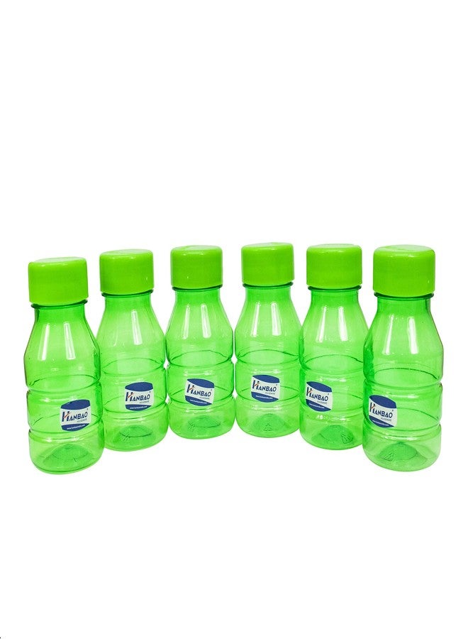 HANBAO SMALL PET WATER BOTTLE, 250ml (Pack of 6) Green - Image 1